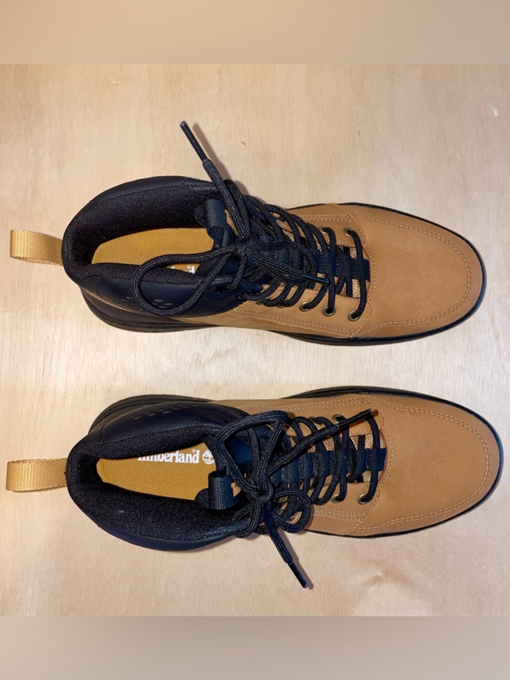 Timberland Men’s 10 Wheat Nubuck Leather Casual Mid-Top Boots - Picture 5 of 13
